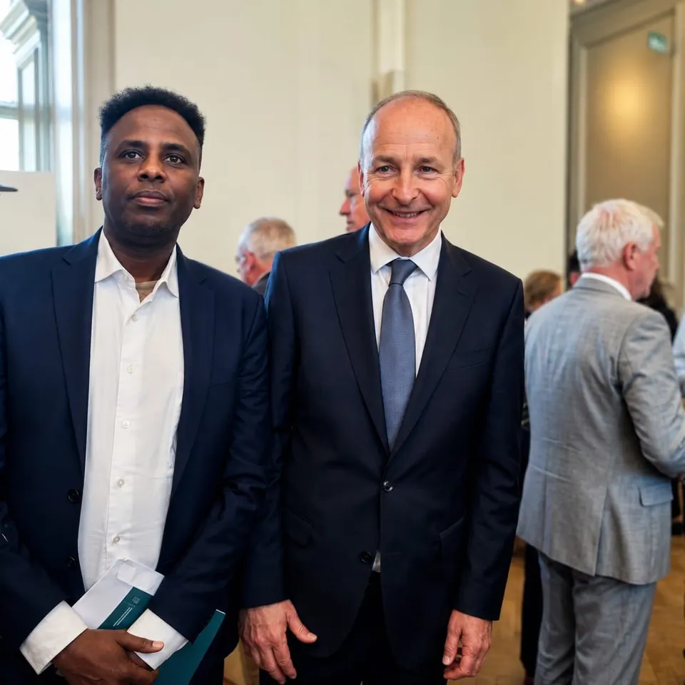 Representing the Somali community at a national event